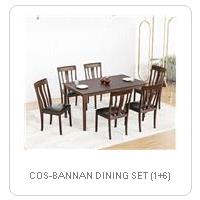 COS-BANNAN DINING SET (1+6)